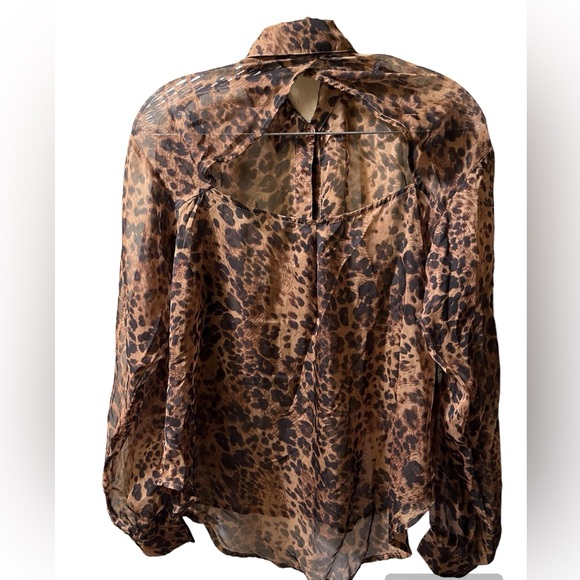 Cotton candy leopard top - Picture 2 of 4